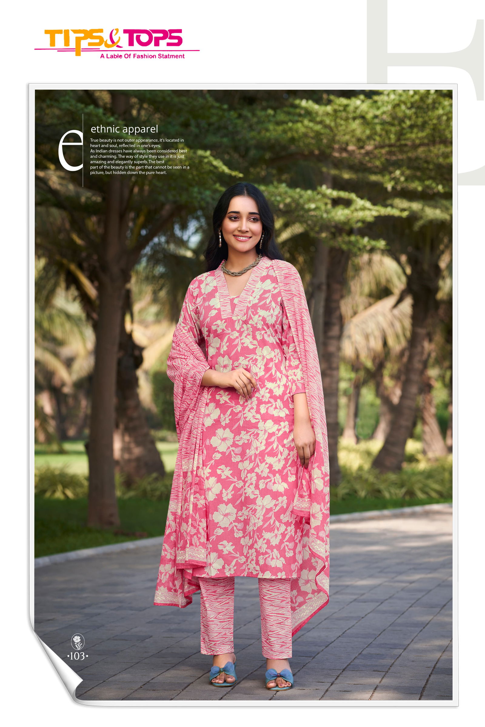 Summer Fashion Vol 5 By Tips And Tops Printed Cotton Kurti With Bottom Dupatta Wholesale Price In Surat 
